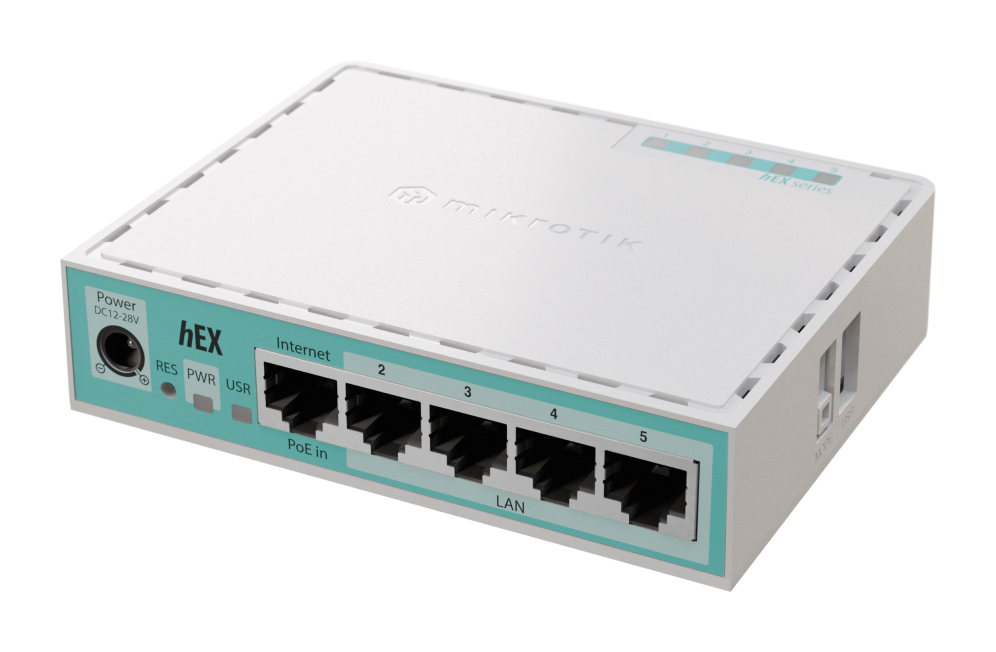 Mikrotik hEX router Gigabit Ethernet Blanco