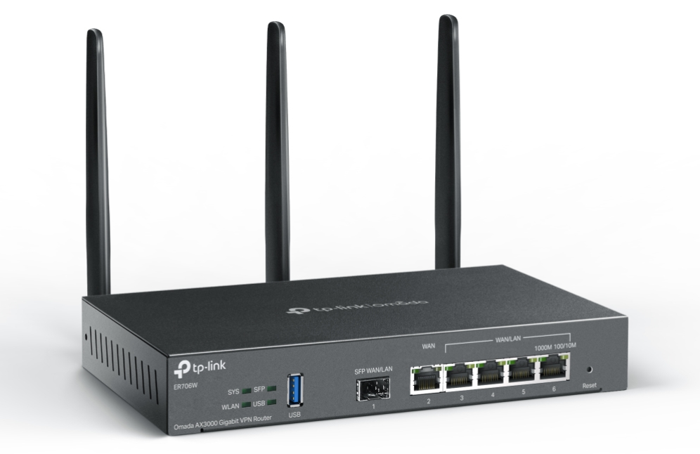 ROUTER OMADA ER706W AX3000 GIGABIT VPN - detalle