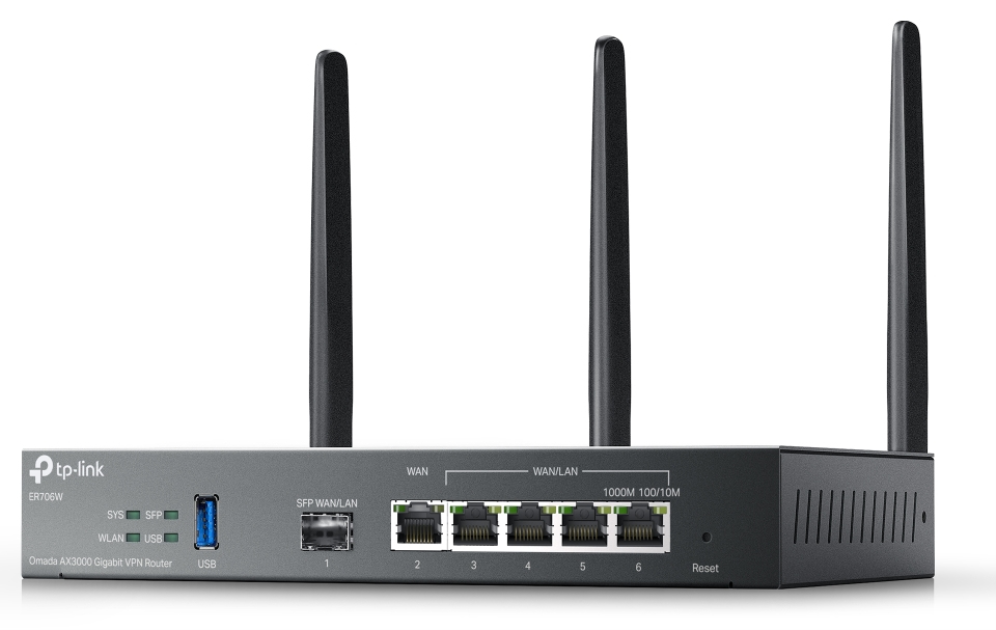 ROUTER OMADA ER706W AX3000 GIGABIT VPN - detalle