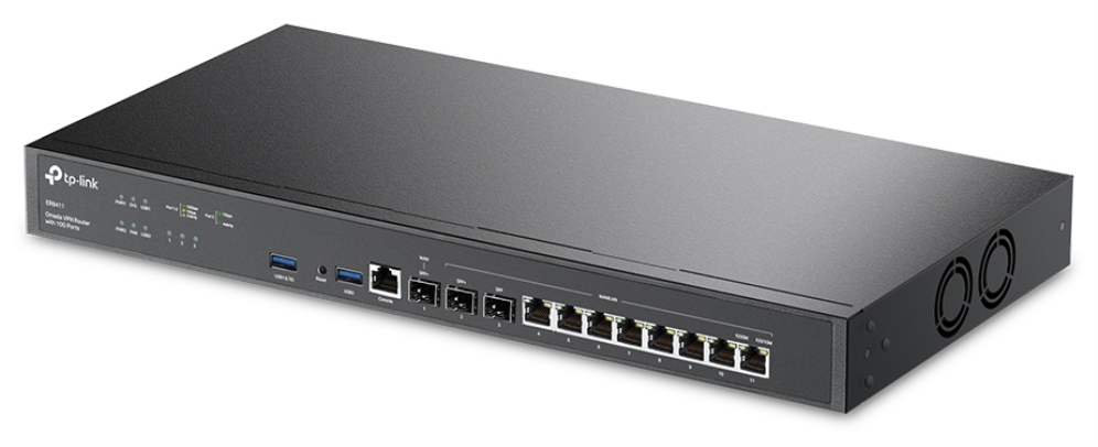 ROUTER OMADA TP-LINK ER8411 VPN 10G PORTS - detalle