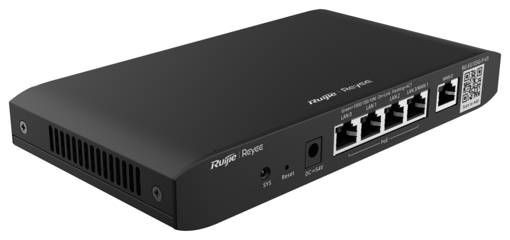 ROUTER RUIJIE REYEE RG-EG105G-P-V3 - detalle