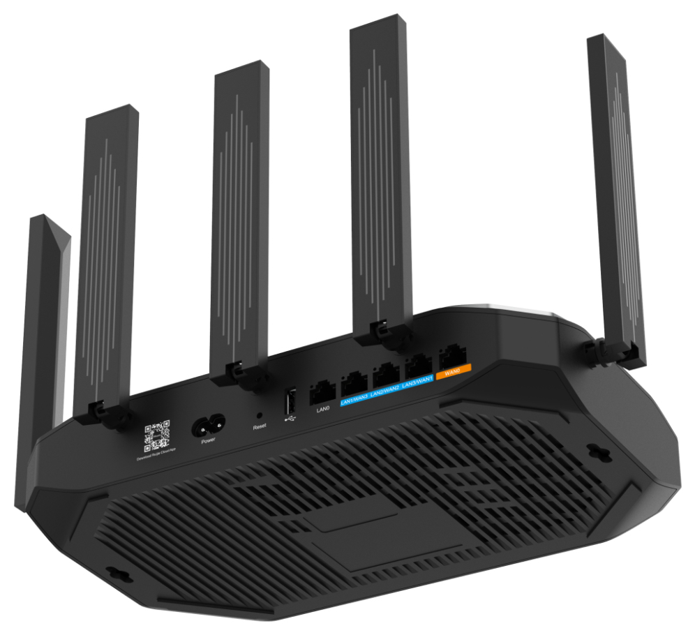 ROUTER RUIJIE REYEE RG-EG105GW-X WIFI6 3000 GIGABIT 5p - detalle