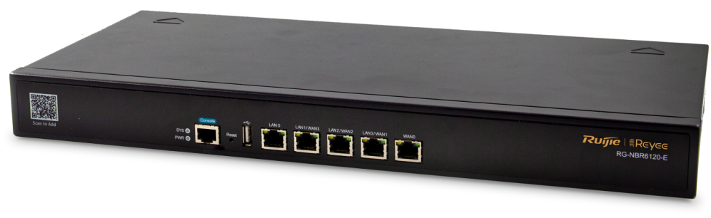 ROUTER RUIJIE REYEE RG-NBR6120-E GIGABIT 5p CLOUD 500MBPS - detalle