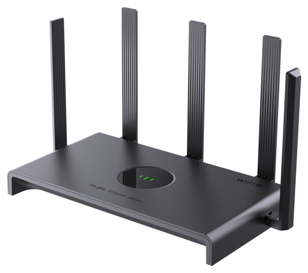 ROUTER RUIJIE WIFI 6 MESH AX3000 4 RJ45 DUAL BAND BLACK - detalle