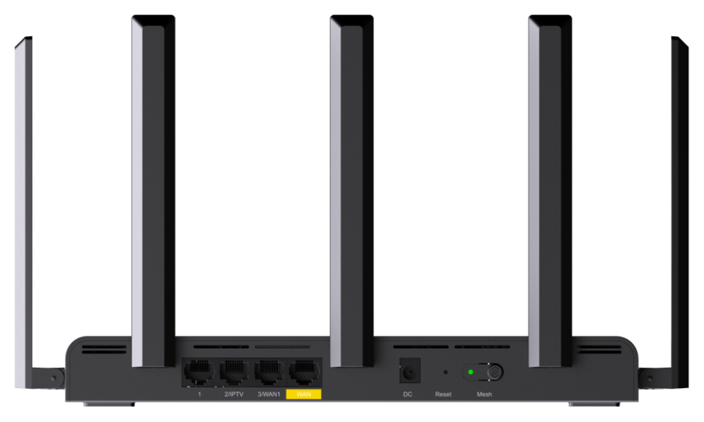 ROUTER RUIJIE WIFI 6 MESH AX3000 4 RJ45 DUAL BAND BLACK - detalle