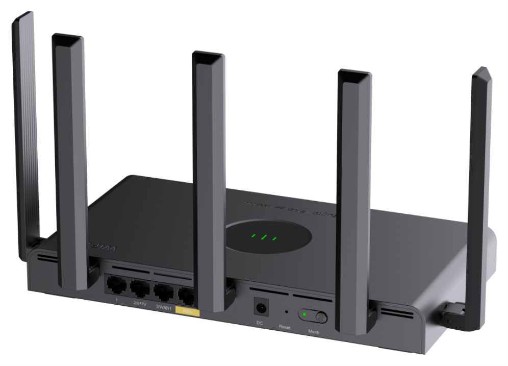ROUTER RUIJIE WIFI 6 MESH AX3000 4 RJ45 DUAL BAND BLACK - detalle