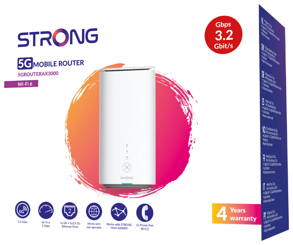 ROUTER STRONG 5G WIFI6 - detalle