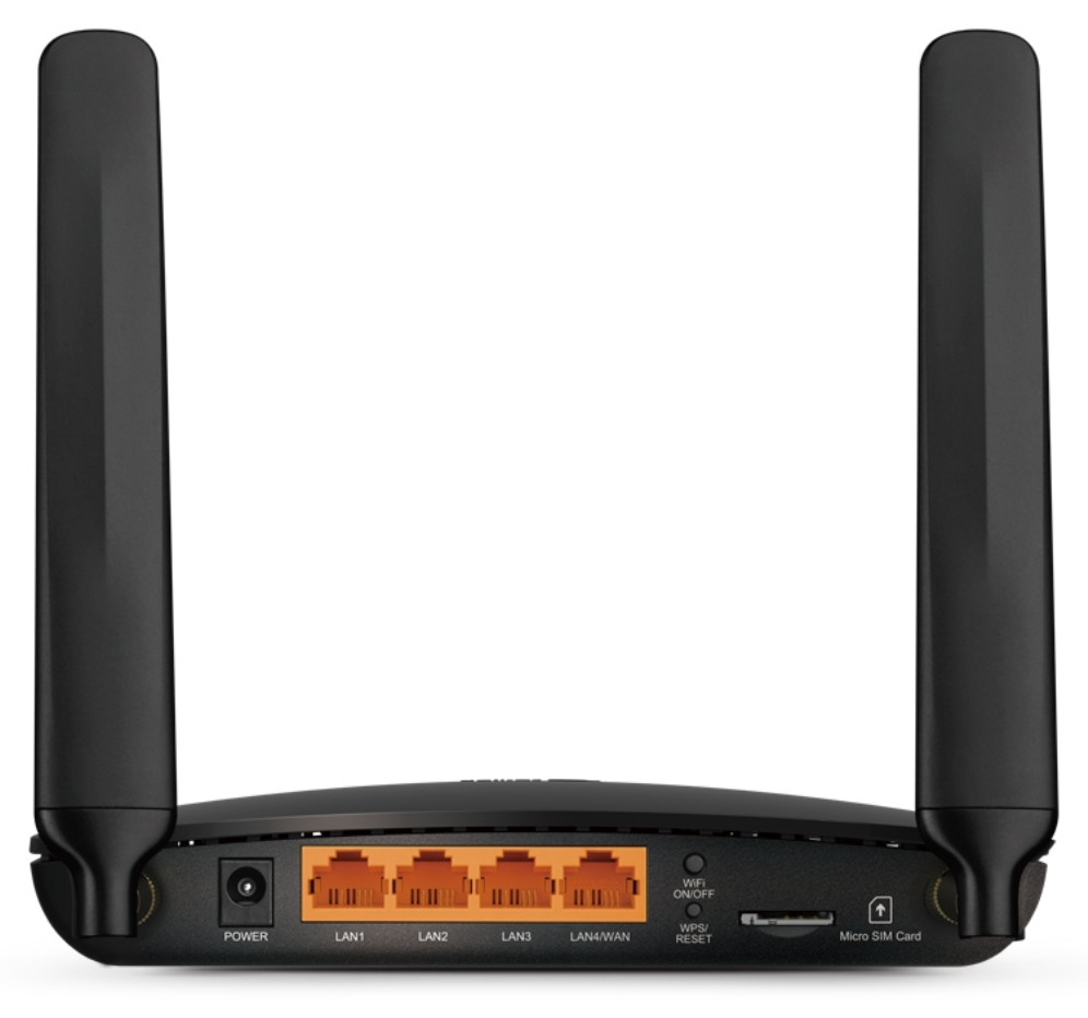 ROUTER TP-LINK ARCHER MR200 4G LTE AC750 DUAL BAND 3 PORT 10/100 3 ANTENAS - detalle