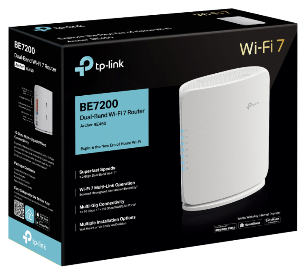 ROUTER TP-LINK BE7200 DUAL-BAND WI-FI 7 - detalle