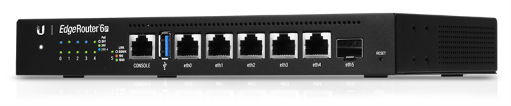 ROUTER UBIQUITI ER-6P EDGEROUTER 6P EDGEMAX - detalle