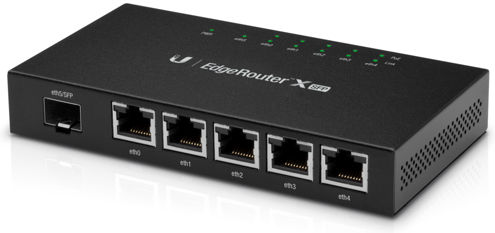ROUTER UBIQUITI ER-X-SFP EDGEROUTER X EDGEMAX - detalle