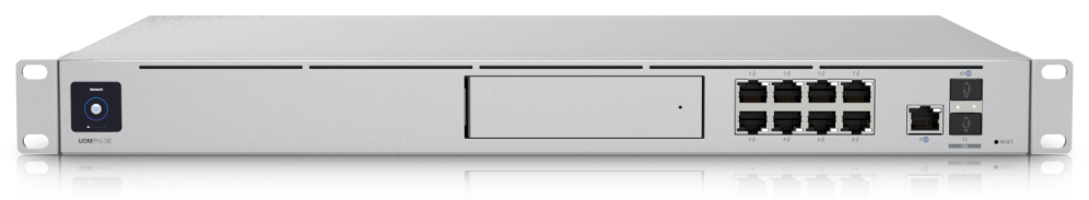 ROUTER UBIQUITI UDM-SE TODO EN UNO: ROUTER SWITCHPOE WIFI CONTROL VIDEOREC GATEW - detalle