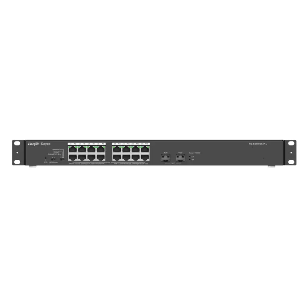 Ruijie Networks RG-ES118GS-P-L switch No administrado L2 Gigabit Ethernet (10/100/1000) Energía sobre Ethernet (PoE) Neg