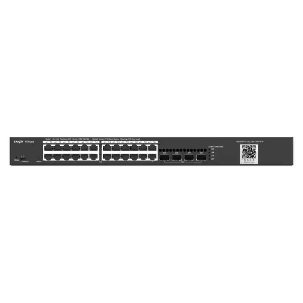 Ruijie Networks RG-NBS3100-24GT4SFP-P switch Gestionado L2 Gigabit Ethernet (10/100/1000) Energía sobre Ethernet (PoE) N
