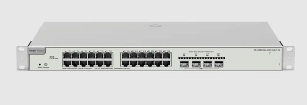 Ruijie Networks RG-NBS3200-24GT4XS-P-V2 switch Gestionado L2+ Gigabit Ethernet (10/100/1000) Energía sobre Ethernet (PoE