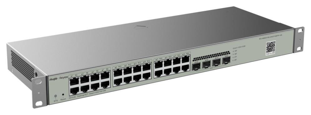 RUIJIE SWITCH POR CLOUD GESTIONABLE L2 PLUS 24 RJ45 - detalle