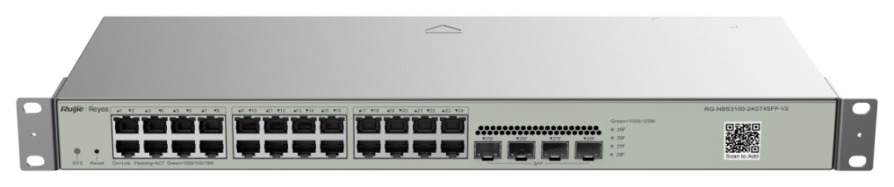RUIJIE SWITCH POR CLOUD GESTIONABLE L2 PLUS 24 RJ45
