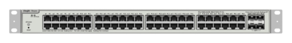 RUIJIE SWITCH POR CLOUD GESTIONABLE L2 PLUS 48 RJ45 - detalle