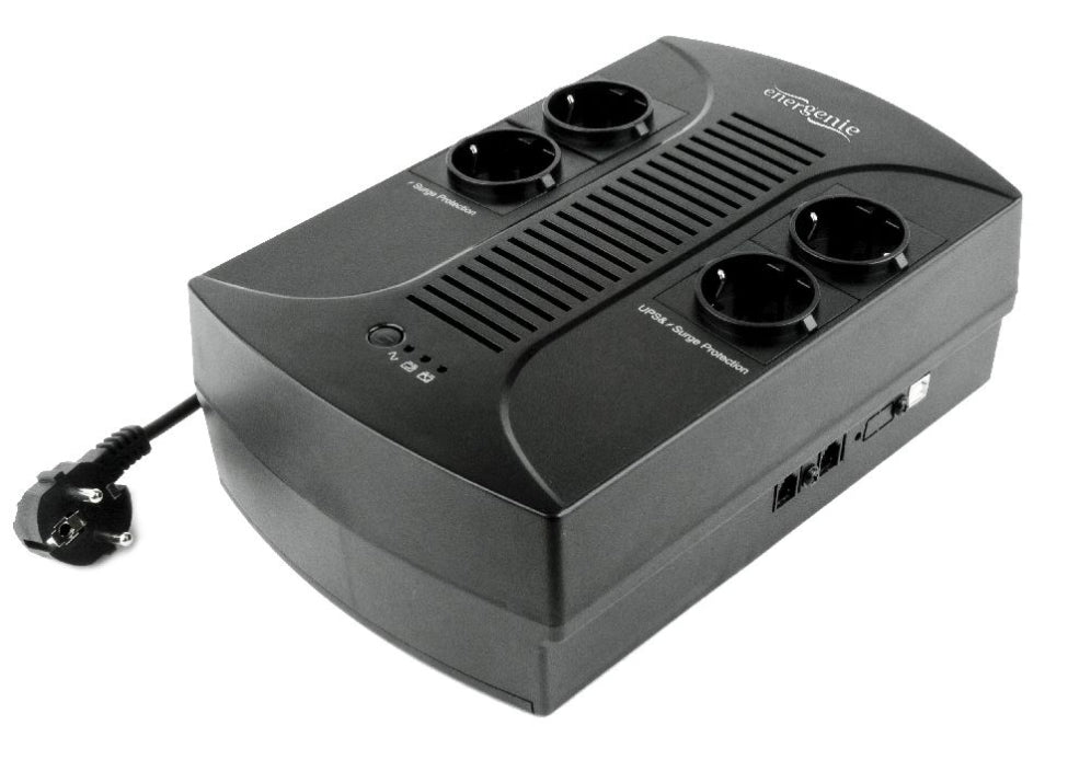 Gembird EG-UPS-002 sistema de alimentación ininterrumpida (UPS) 0.85 kVA 510 W 4 salidas AC