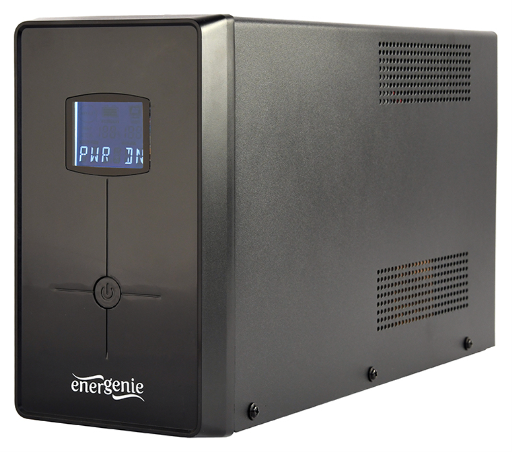 SAI GEMBIRD CON USB Y DISPLAY LCD 2000 VA NEGRO - detalle