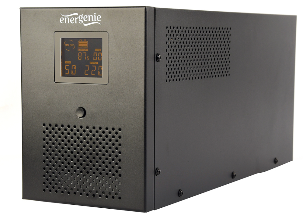 SAI GEMBIRD CON USB Y DISPLAY LCD 3000 VA NEGRO - detalle