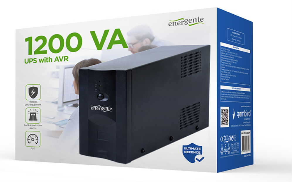 SAI GEMBIRD DE 1200VA CON AVR AVANZADO - detalle