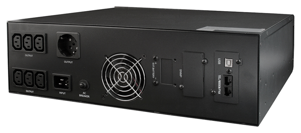SAI GEMBIRD PARA RACK 2000 VA NEGRO - detalle