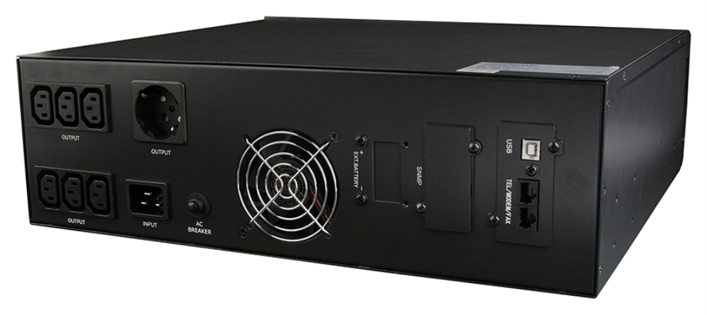 SAI GEMBIRD PARA RACK 3000 VA NEGRO - detalle