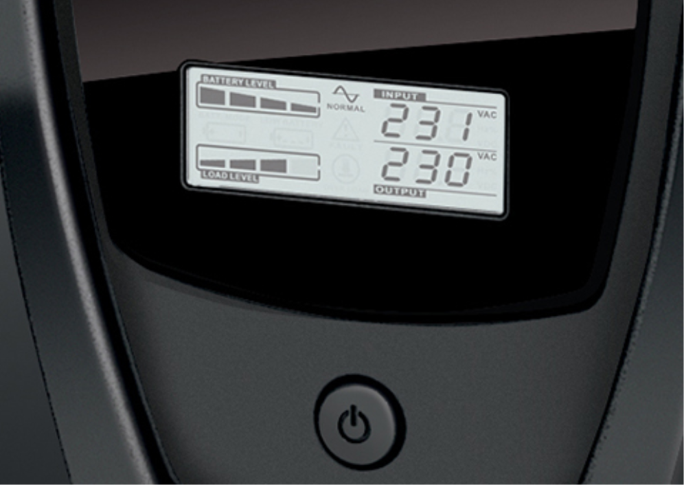 SAI RIELLO NETPOWER 1500 USB & SERIE DISPLAY SCHUKO - detalle