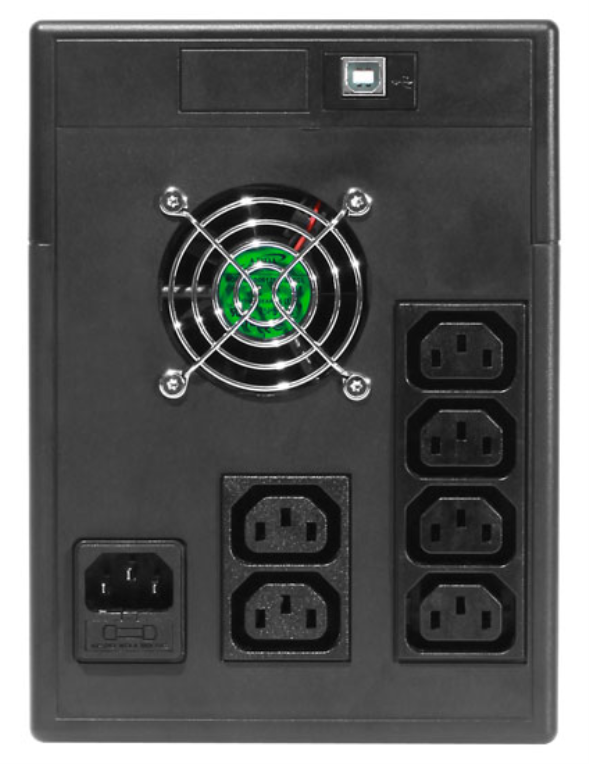 SAI RIELLO NETPOWER 1500 USB & SERIE DISPLAY SCHUKO - detalle