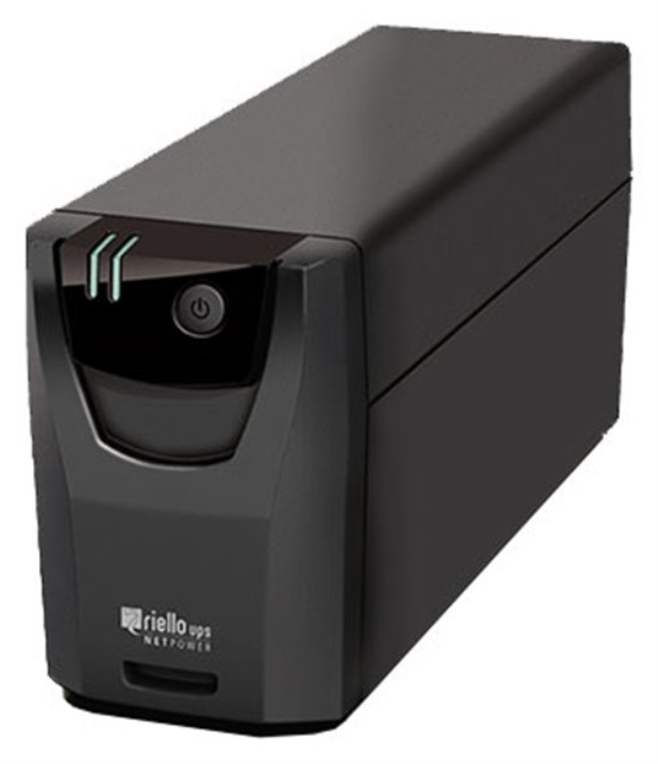 SAI RIELLO NETPOWER 600 LINEA INTERACTIVA 0.6kVA 360W SHUCKO USB 2 SALIDAS AC - detalle