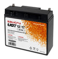 Batería Salicru 013BS000004 para sistema UPS, plomo ácido sellada VRLA, 12 V 17 Ah, en armario de protección.