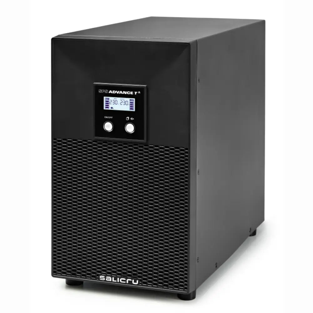 Sistema UPS Salicru 6A0EA000005 línea interactiva 3 kVA 2100 W con 4 tomas de corriente AC para protección de energía.