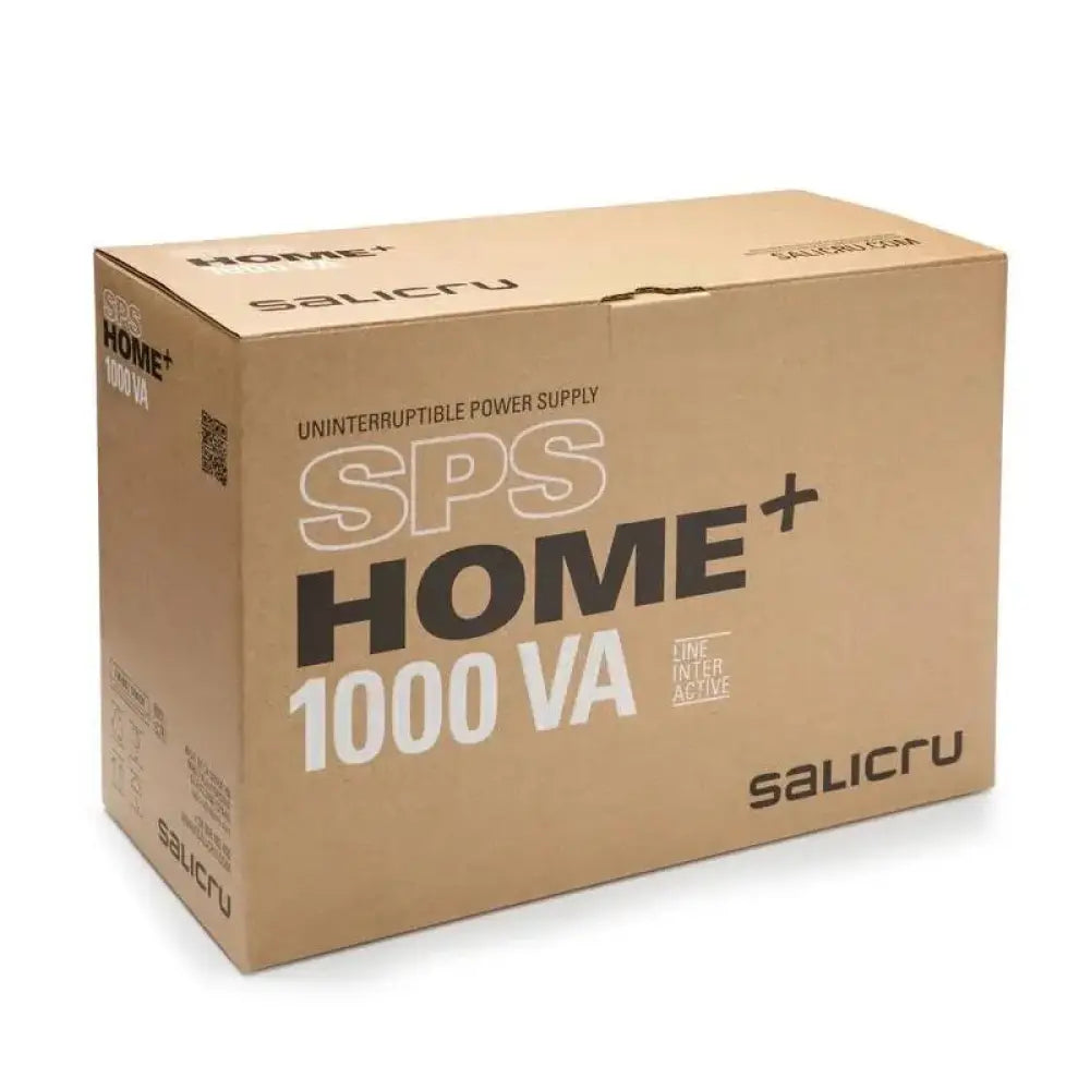 SAI Off-Line Salicru SPS 1000 Home+ de 1000VA, dispositivo UPS para protección eléctrica en el hogar.