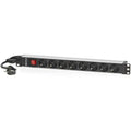 Regleta Salicru SPS 8F.PDU SCH/SCH con múltiples tomas y protección eléctrica, ideal para gestión de energía en instalaciones.