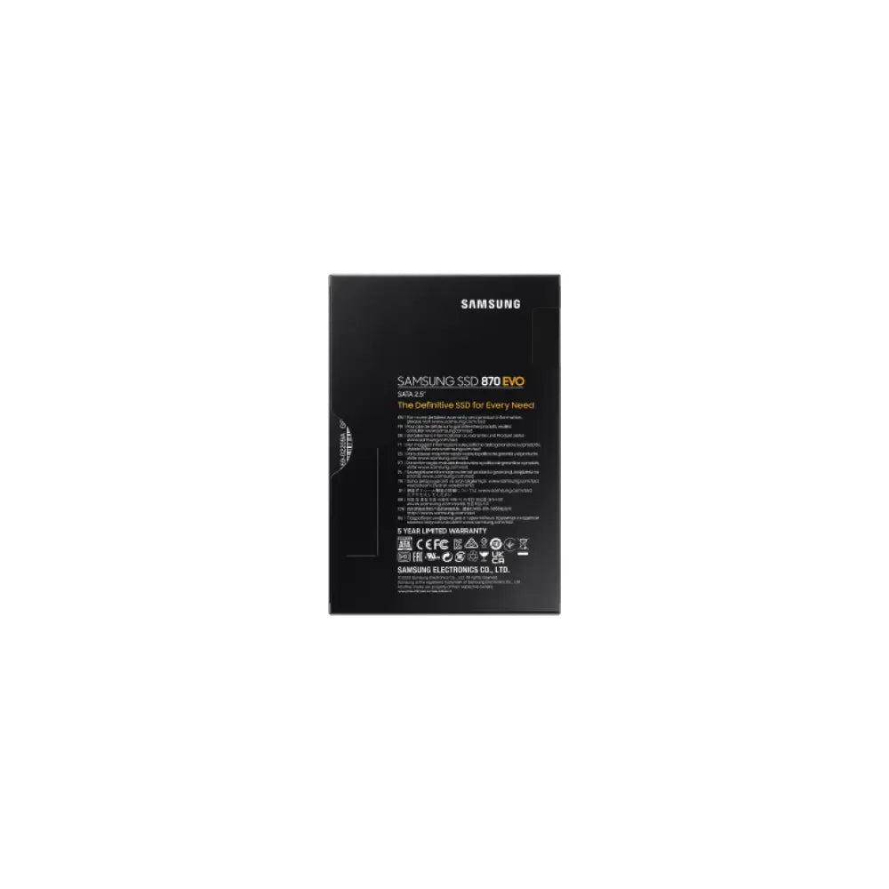 Samsung 870 EVO 2 TB 2.5" Serial ATA III V-NAND MLC - detalle