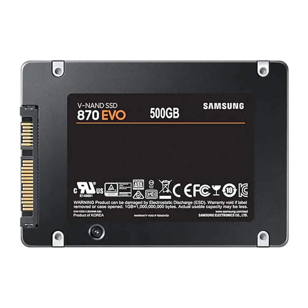 Samsung 870 Evo SSD 500GB 2.5" SATA3 - detalle