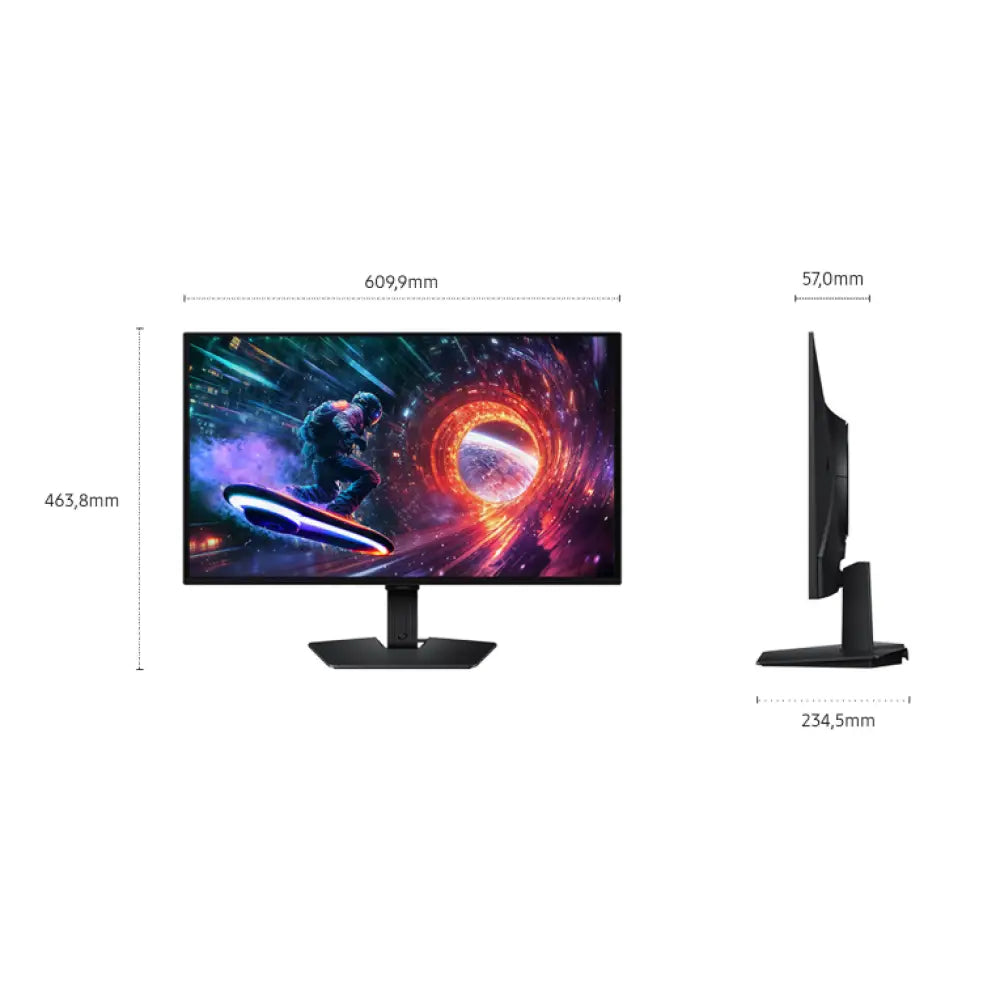 Samsung G50F pantalla para PC 68.6 cm (27") 2560 x 1440 Pixeles Quad HD OLED Negro - detalle