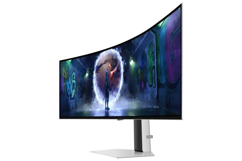 Samsung G93SD pantalla para PC 124.5 cm (49") 5120 x 1440 Pixeles Dual QHD OLED Plata - detalle