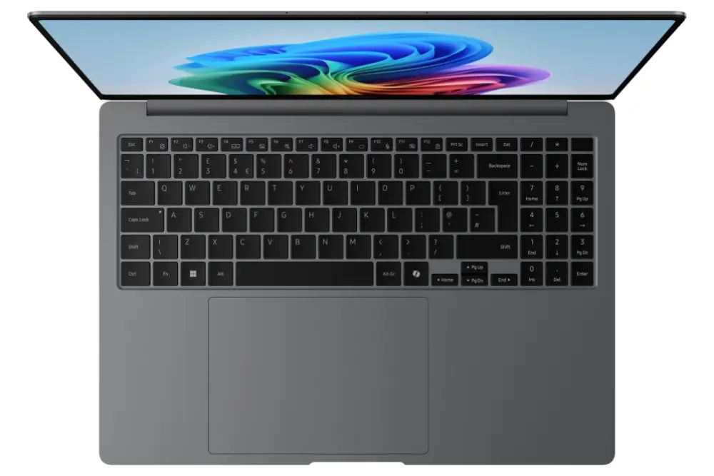 Samsung Galaxy Book5 Pro Intel Core Ultra 5 226V Portátil 40.6 cm (16") Pantalla táctil WQXGA+ 16 GB LPDDR5x-SDRAM 512 GB SSD Wi-Fi 7 (802.11be) Windows 11 Pro Español Gris - detalle
