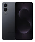 Teléfono inteligente Samsung Galaxy S25 Edge en color negro con 12 GB de RAM y 256 GB de almacenamiento.