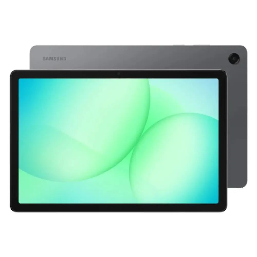 Tableta Samsung Galaxy Tab A11+ 5G de 11 pulgadas en gris con 6GB de RAM y 128GB de almacenamiento.