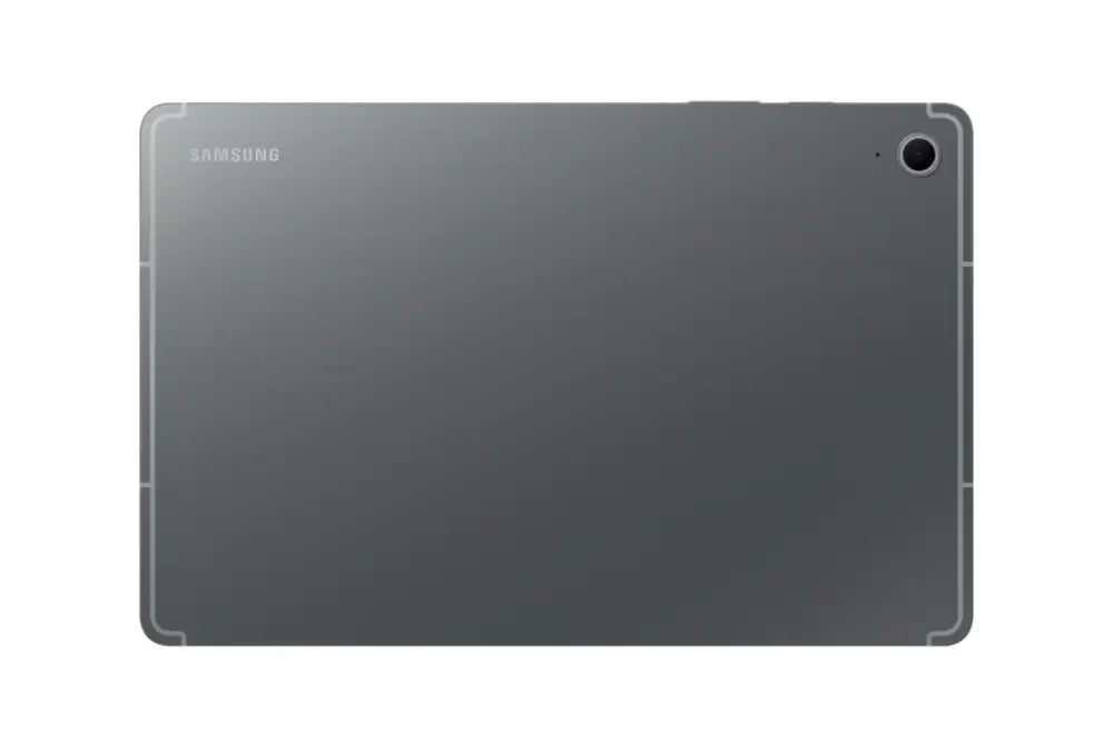 Tableta Samsung Galaxy Tab S10 FE con conexión Wi-Fi, pantalla grande y diseño moderno, vista frontal en color negro