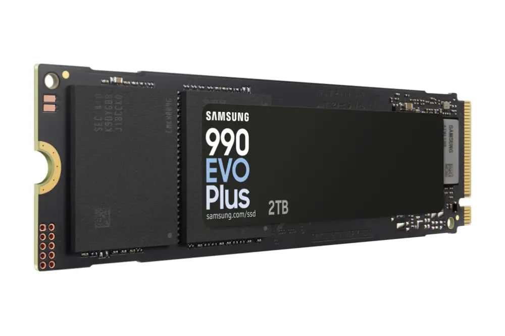 Disco duro interno SSD Samsung M.2 PCIe 4.0 NVMe V-NAND TLC de 2 TB, compacto y de alto rendimiento.