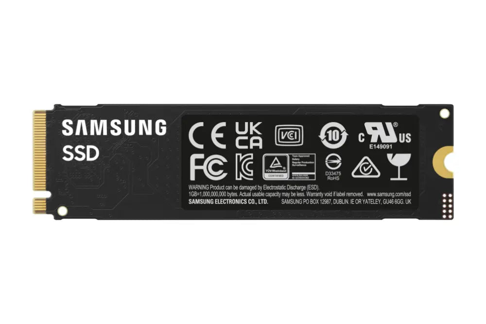 Disco duro interno SSD Samsung MZ-V9S2T0 de 2 TB M.2 PCIe 4.0 NVMe V-NAND TLC con disipador negro