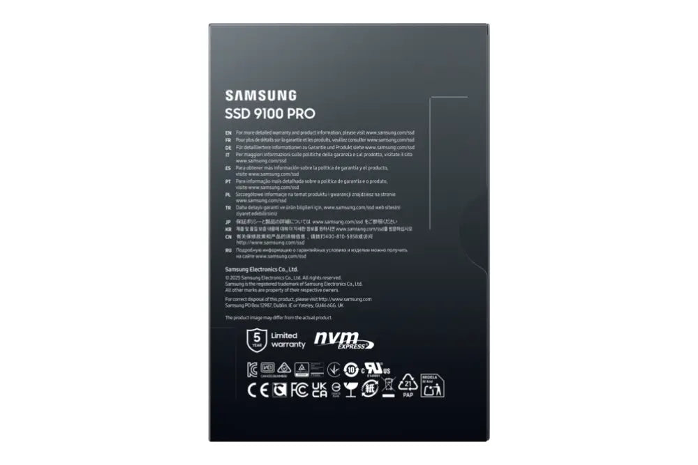 Samsung MZ-VAP1T0 1 TB M.2 PCI Express 5.0 NVMe V-NAND TLC - detalle
