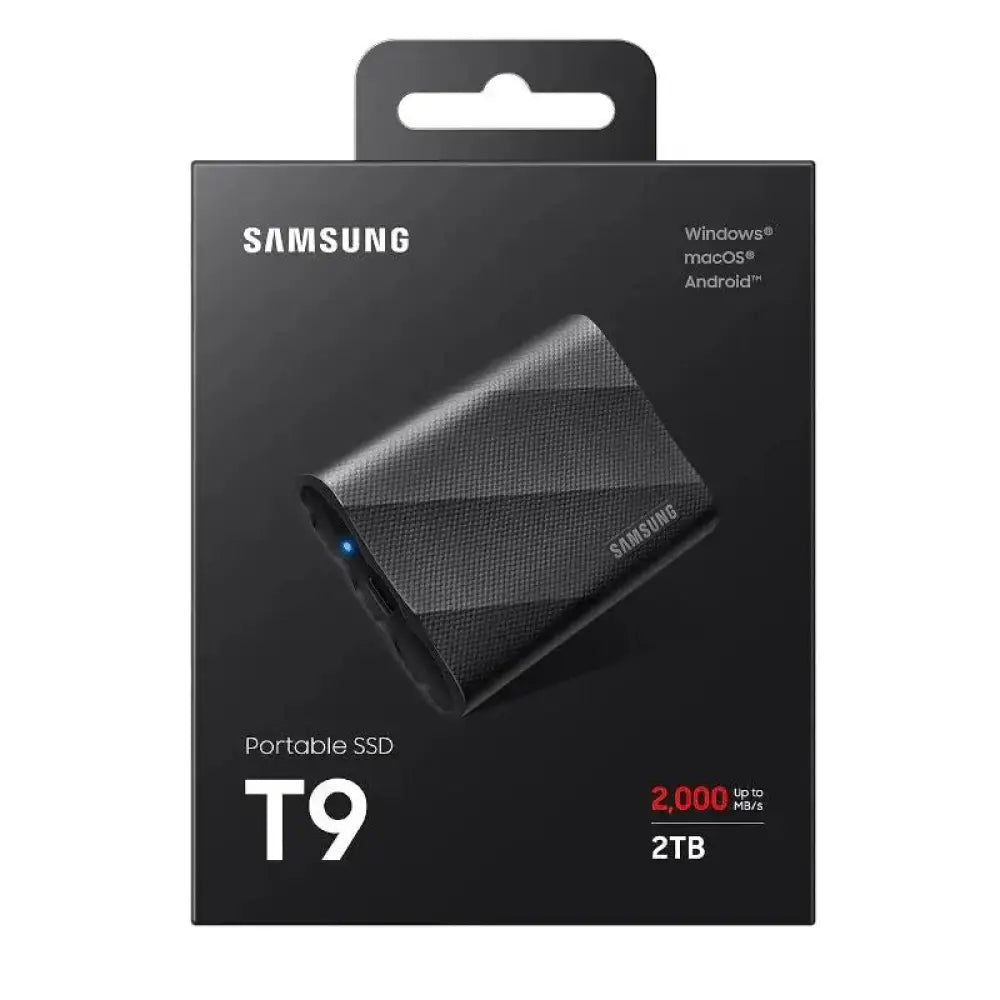 Samsung T9 SSD Externo 2TB USB 3.2 Gen 2x2 Black - detalle