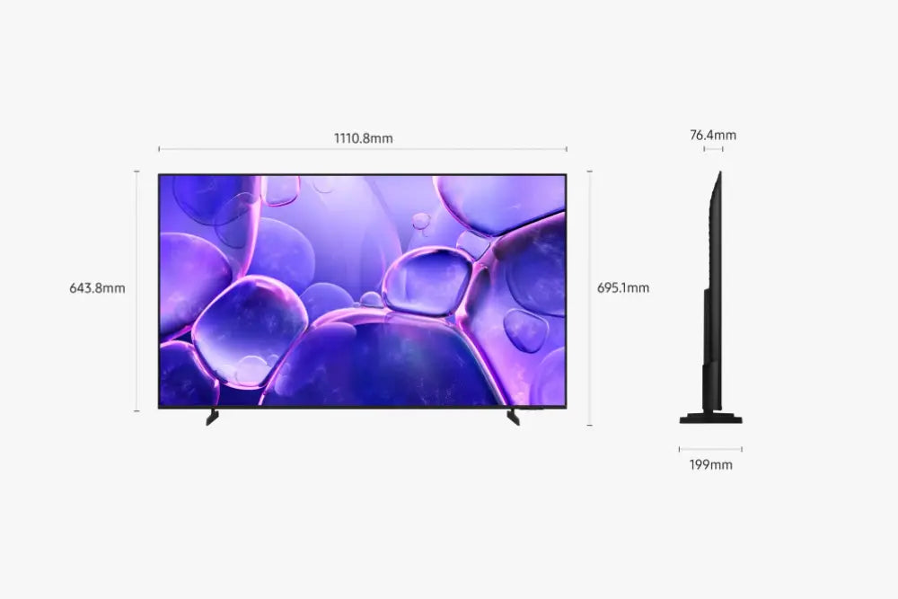 Samsung TU50U8005FU 127 cm (50") 4K Ultra HD Smart TV Wifi Negro - detalle