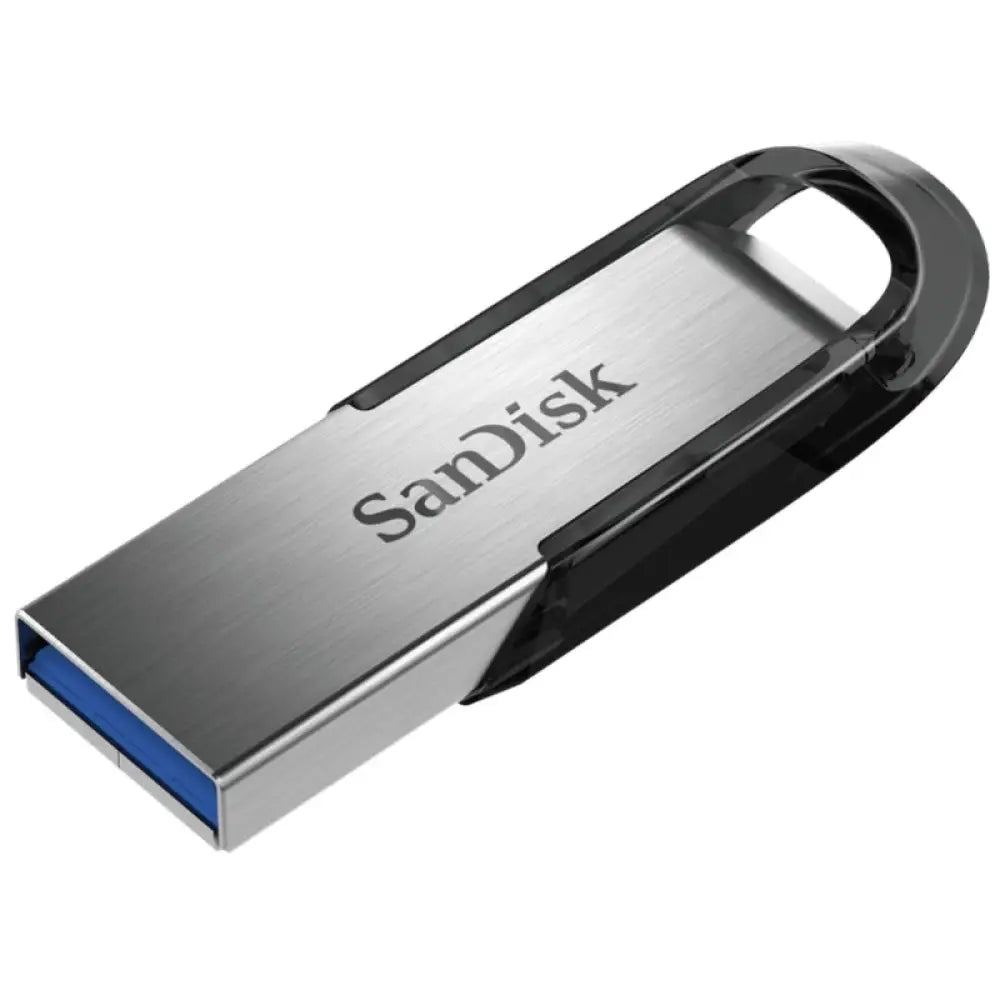 Pendrive USB SanDisk U.Flaire 32GB, con diseño compacto y puerto USB 3.0 para transferencia rápida de datos.