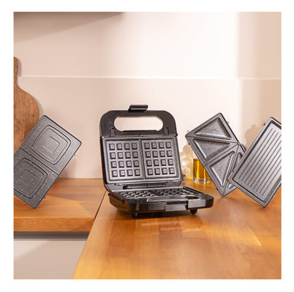 SANDWICHERA CECOTEC ROCKN TOAST 4IN1 - detalle